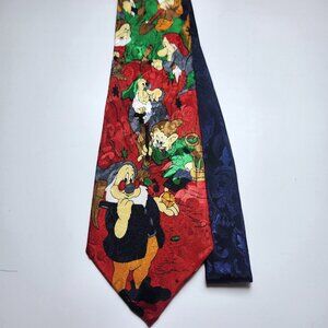 Seven Dwarfs Men's Necktie Novelty Colourful 3 3/4" Wide 56" Long
